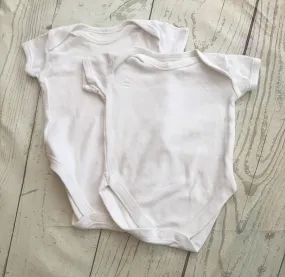 0-3 Months Bodysuits x2