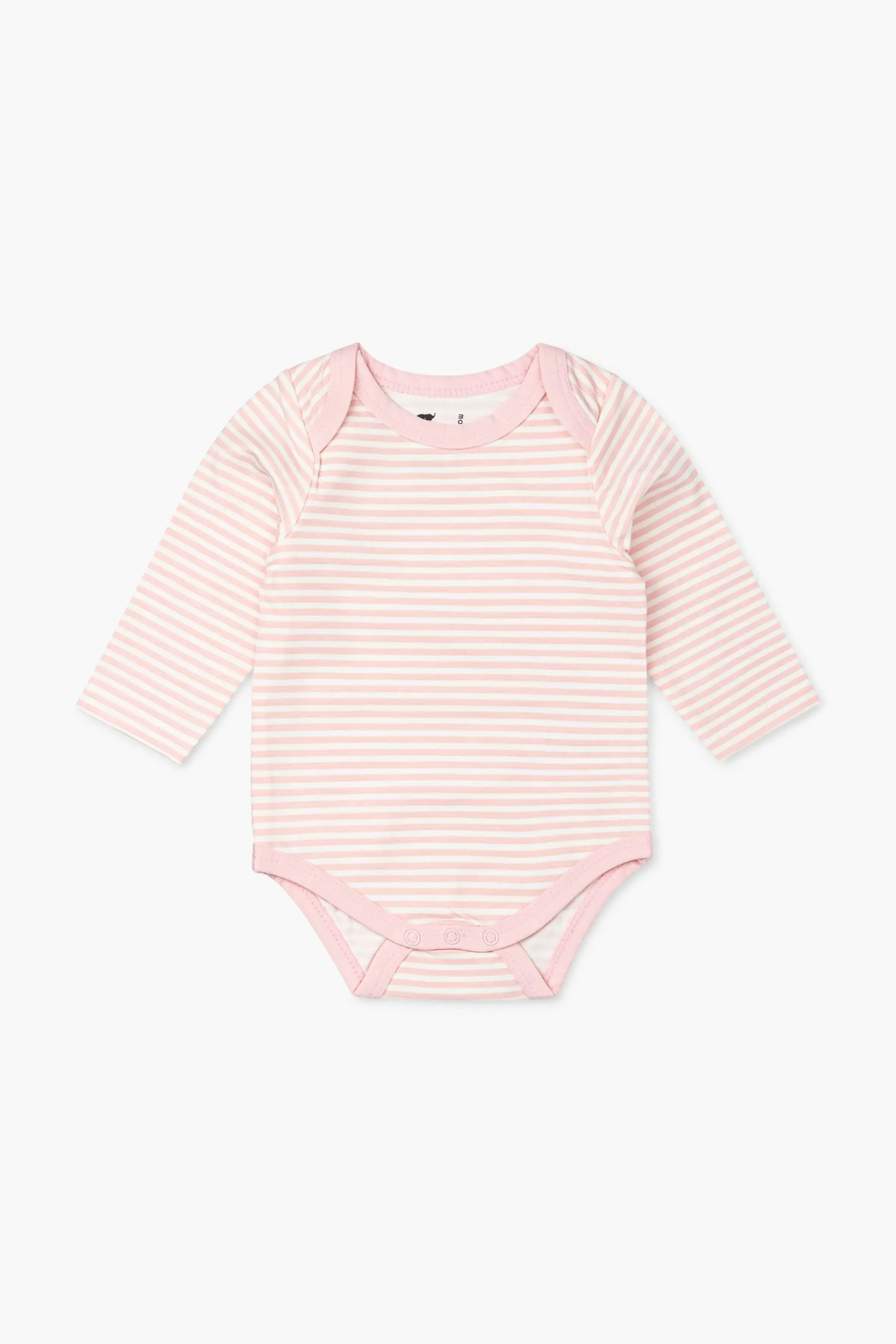 5-Pack Long Sleeve Bodysuit Bundle_Pink Unicorns