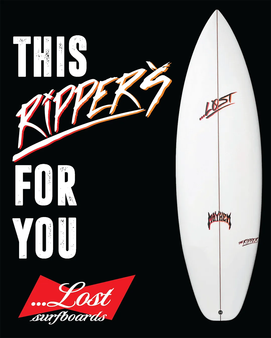 5'8 The Ripper (Airbrush Rail)
