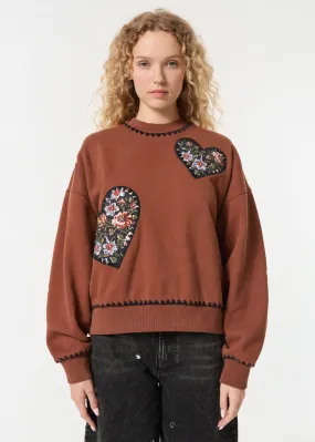 Adrien Sweatshirt | Brown Blossoming Canopy