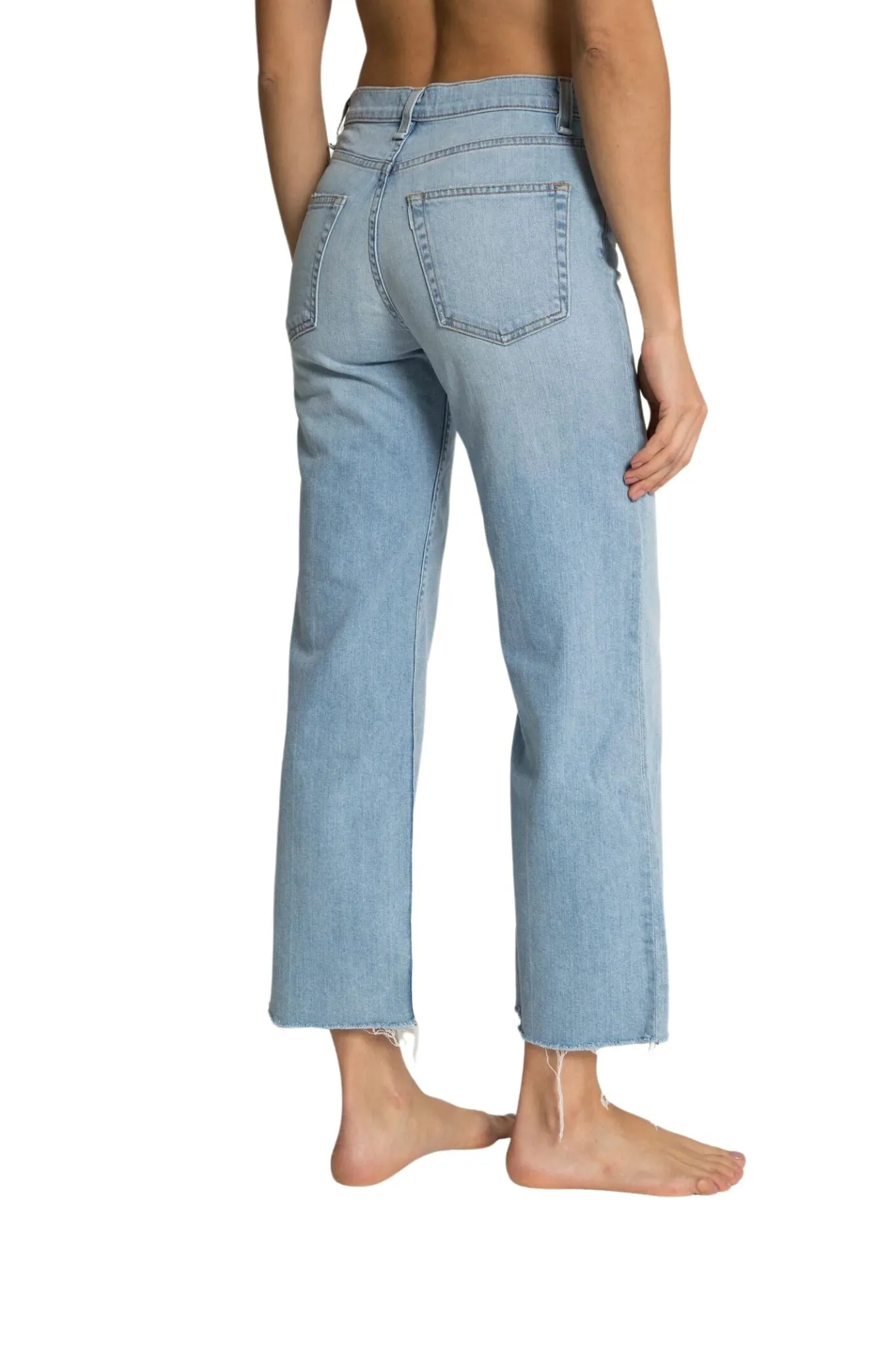 Askk Crop Wide Leg Jean