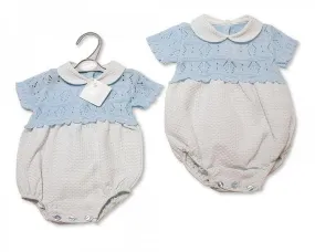 Baby Boys Knitted Romper (NB-9 Months) Bw-10-073