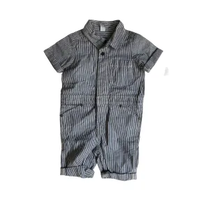 Baby Gap Blue and White Collared Romper (12 - 18 Months) | Brand New |