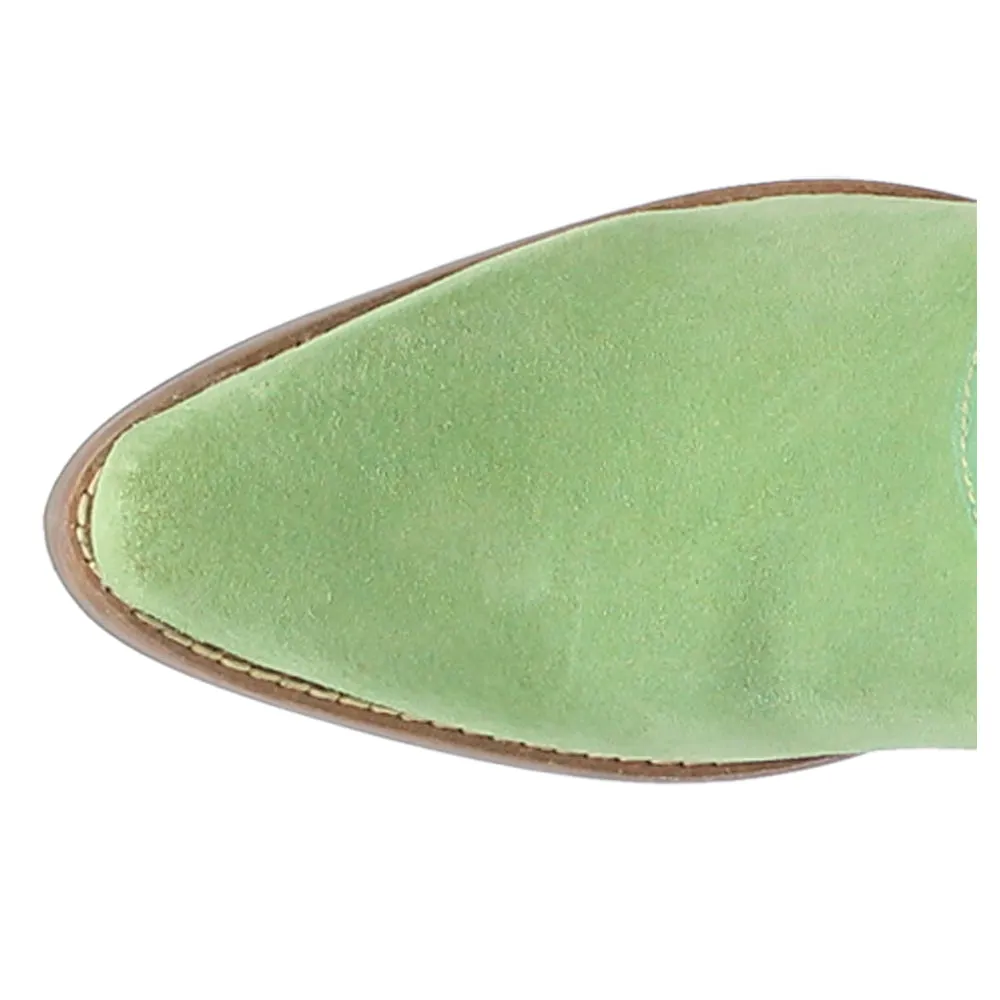 Bandida Paisley Studded Round Toe Cowboy Booties