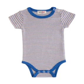 Blue Striped Modal Bodysuit