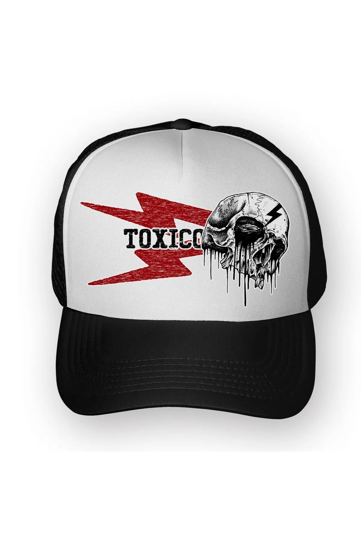 Bolt Skull Trucker Hat - Unisex
