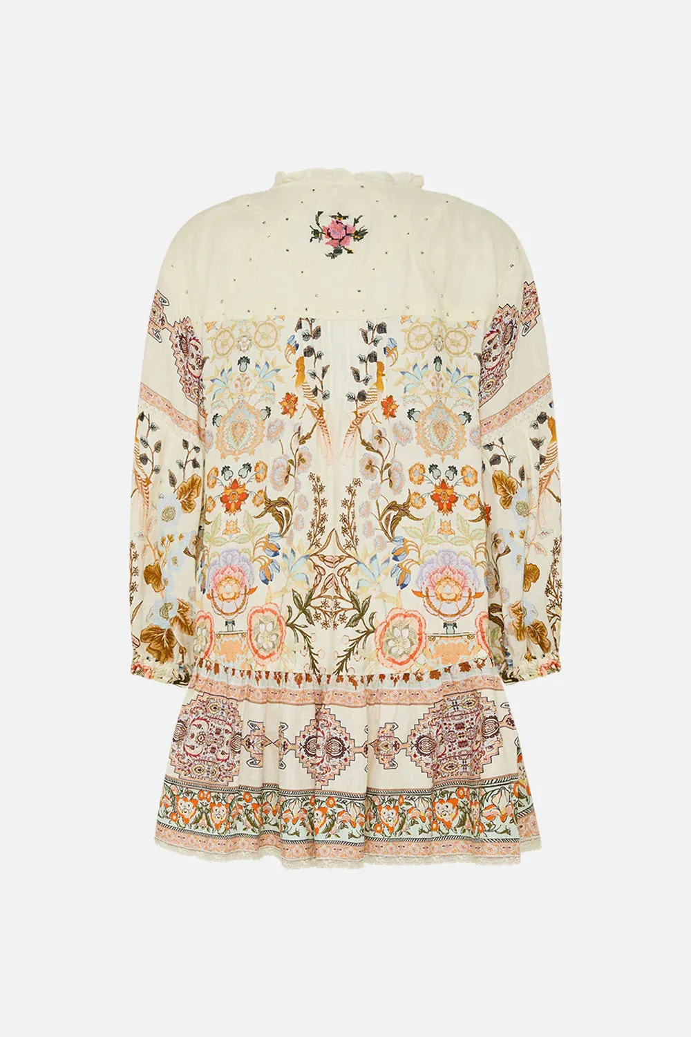 Camilla Pintuck Yoke Short Dress - In Honour Of Heirlooms
