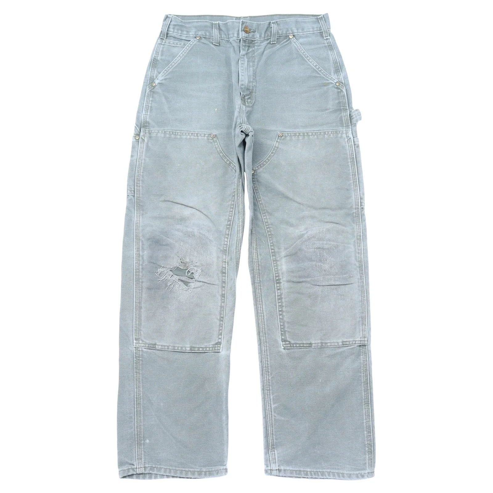 Carhartt Double Knee Green Work Trousers