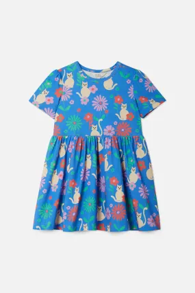 Cat Garden Kids Dress