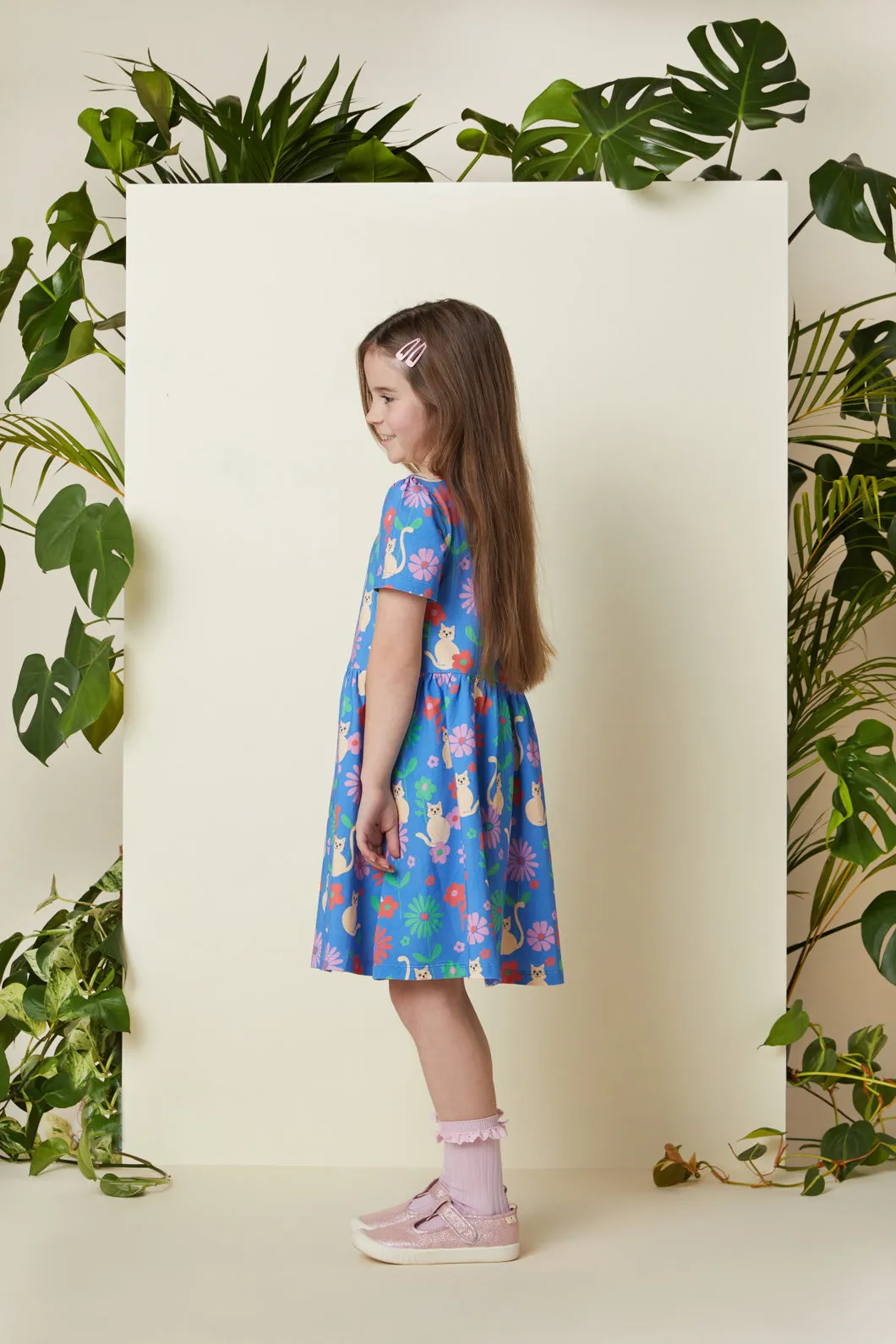 Cat Garden Kids Dress