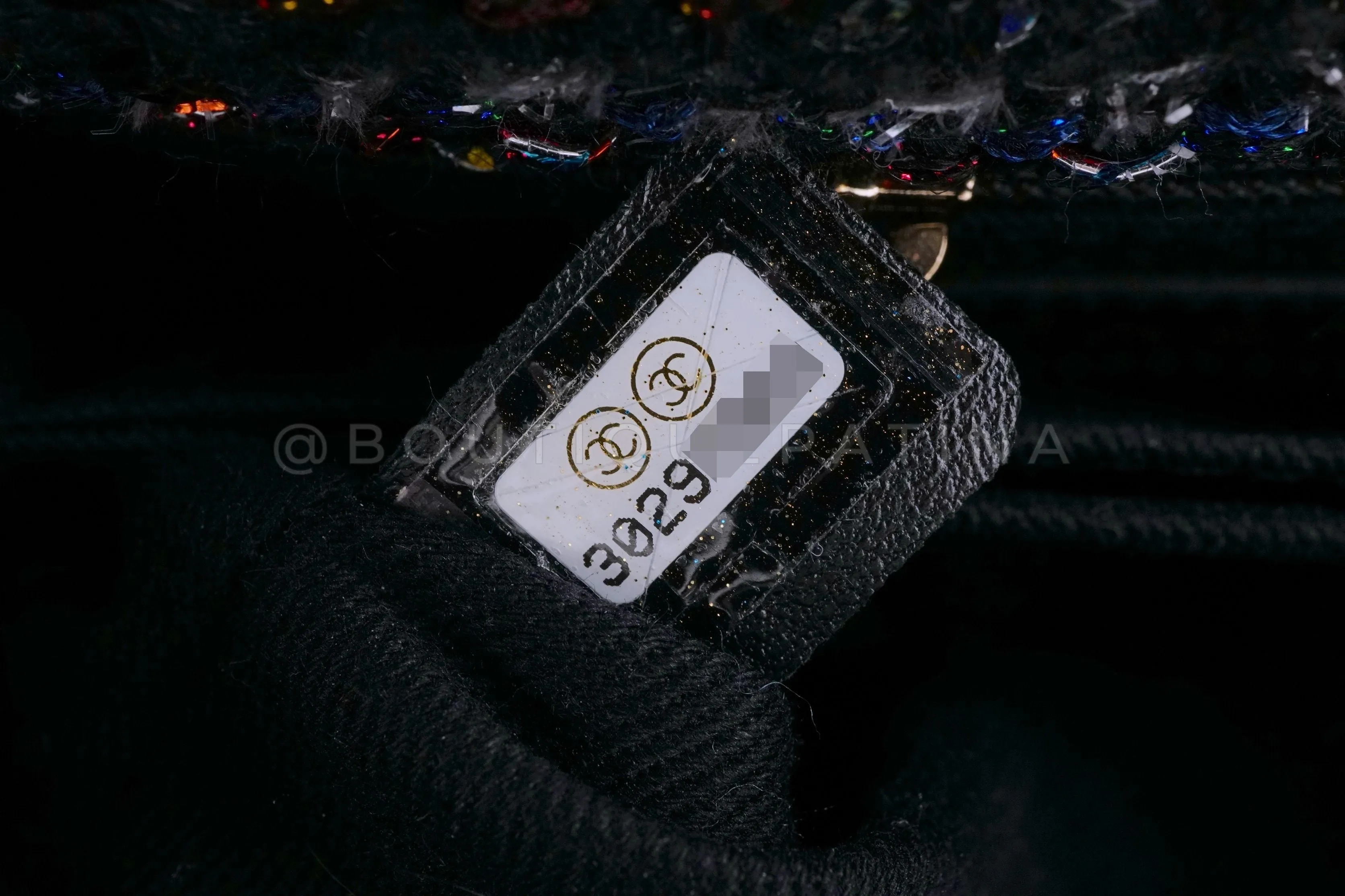 Chanel 20A Metiers D'Art Tweed Sequin Coco Handle Bag GHW