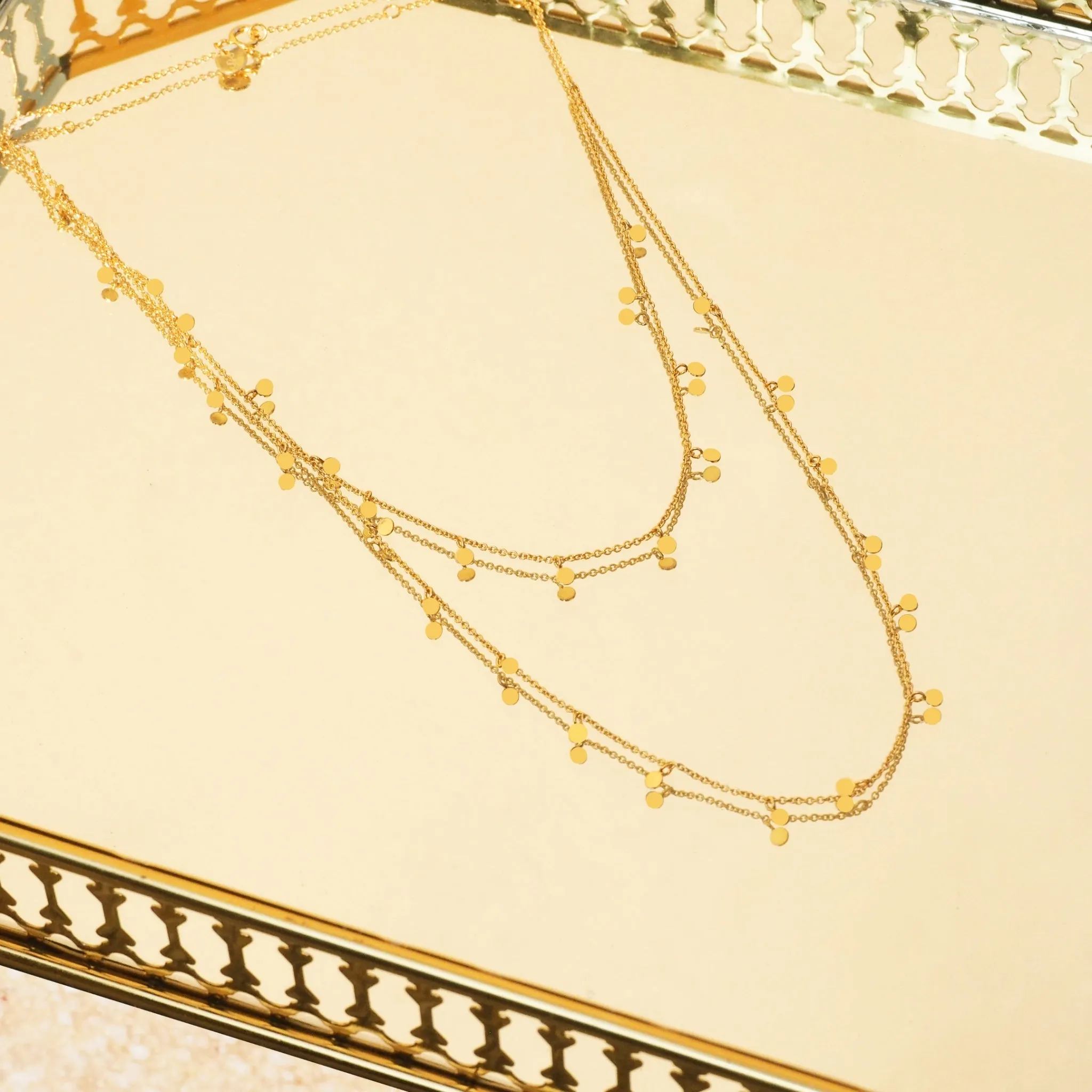 Charm Choker Multilayer Necklace