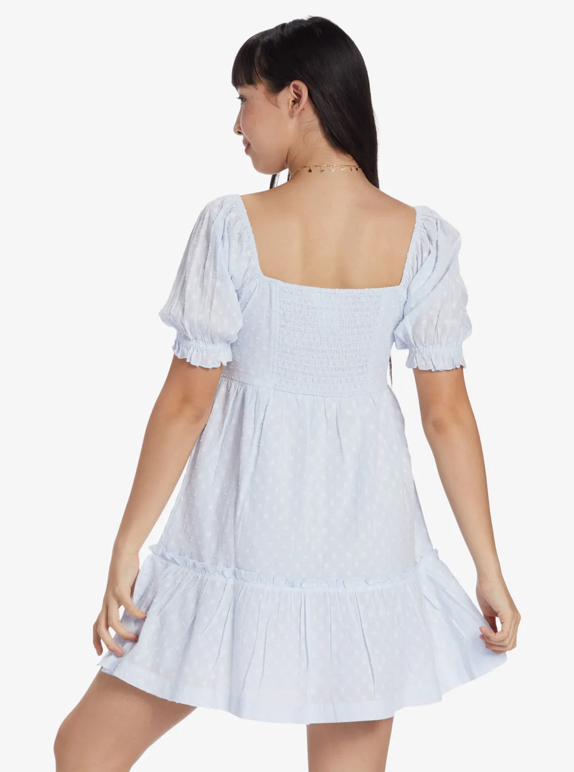 Chloe Kim Venice Daydream Mini Dress - Halogen Blue