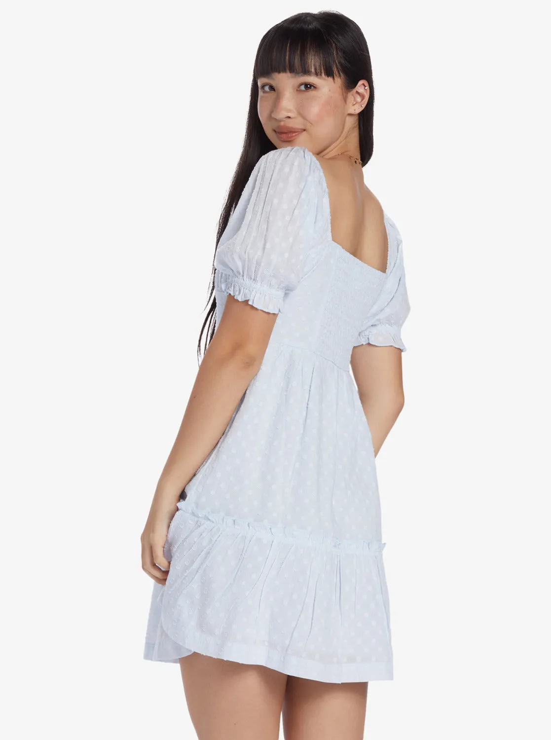 Chloe Kim Venice Daydream Mini Dress - Halogen Blue