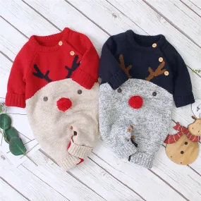 Christmas Knitted Rompers