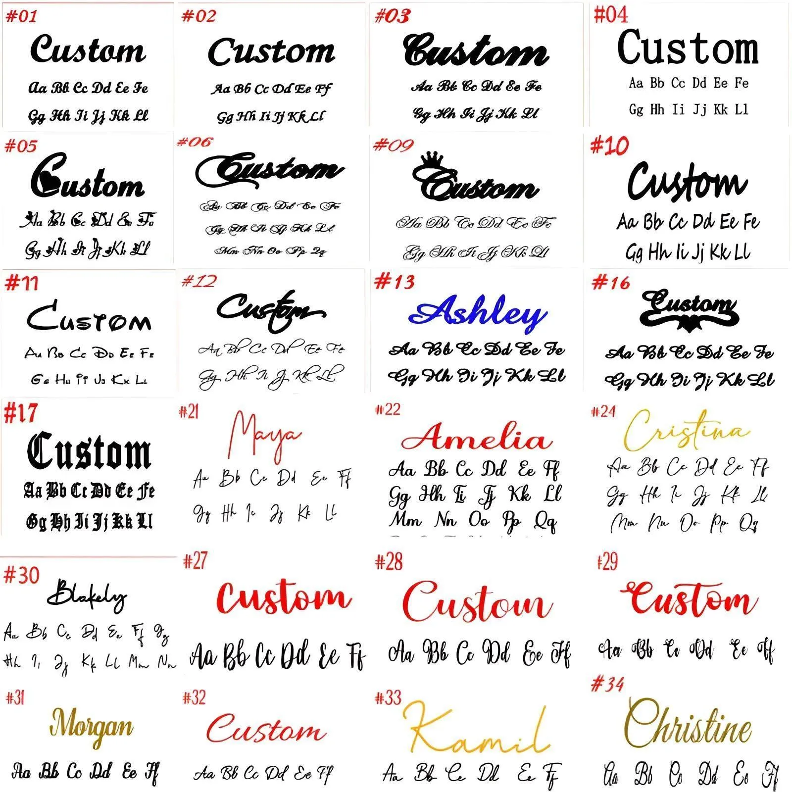 Custom Earrings Personalized Name Hoop Earrings For Women