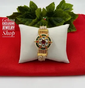 Designer Kundan Bracelet For Ladies By Gehna Shop