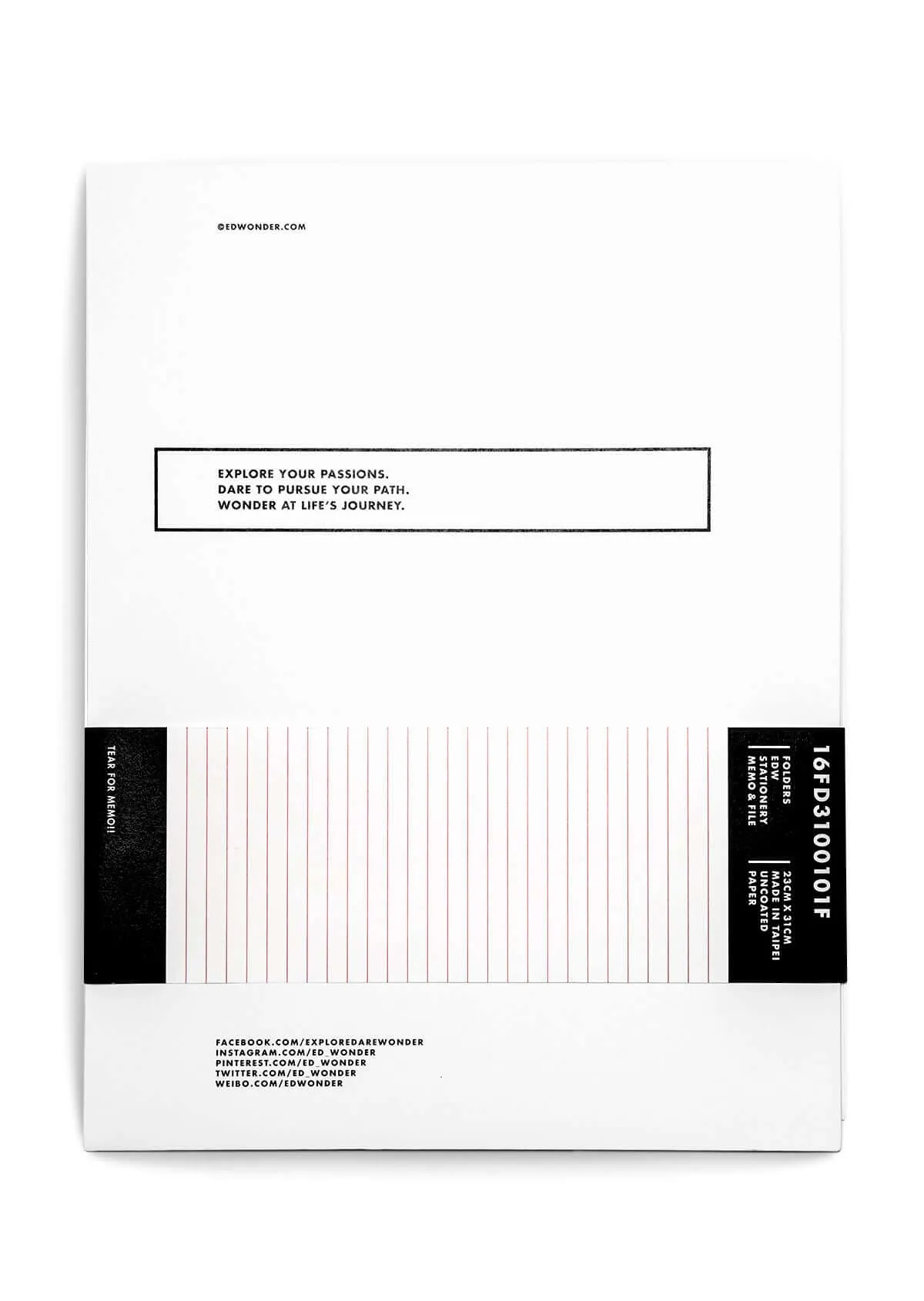 EdW Twin-Pockets Memo Folder