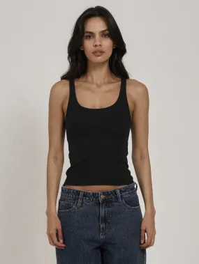 Elle Plunge Tank - Black