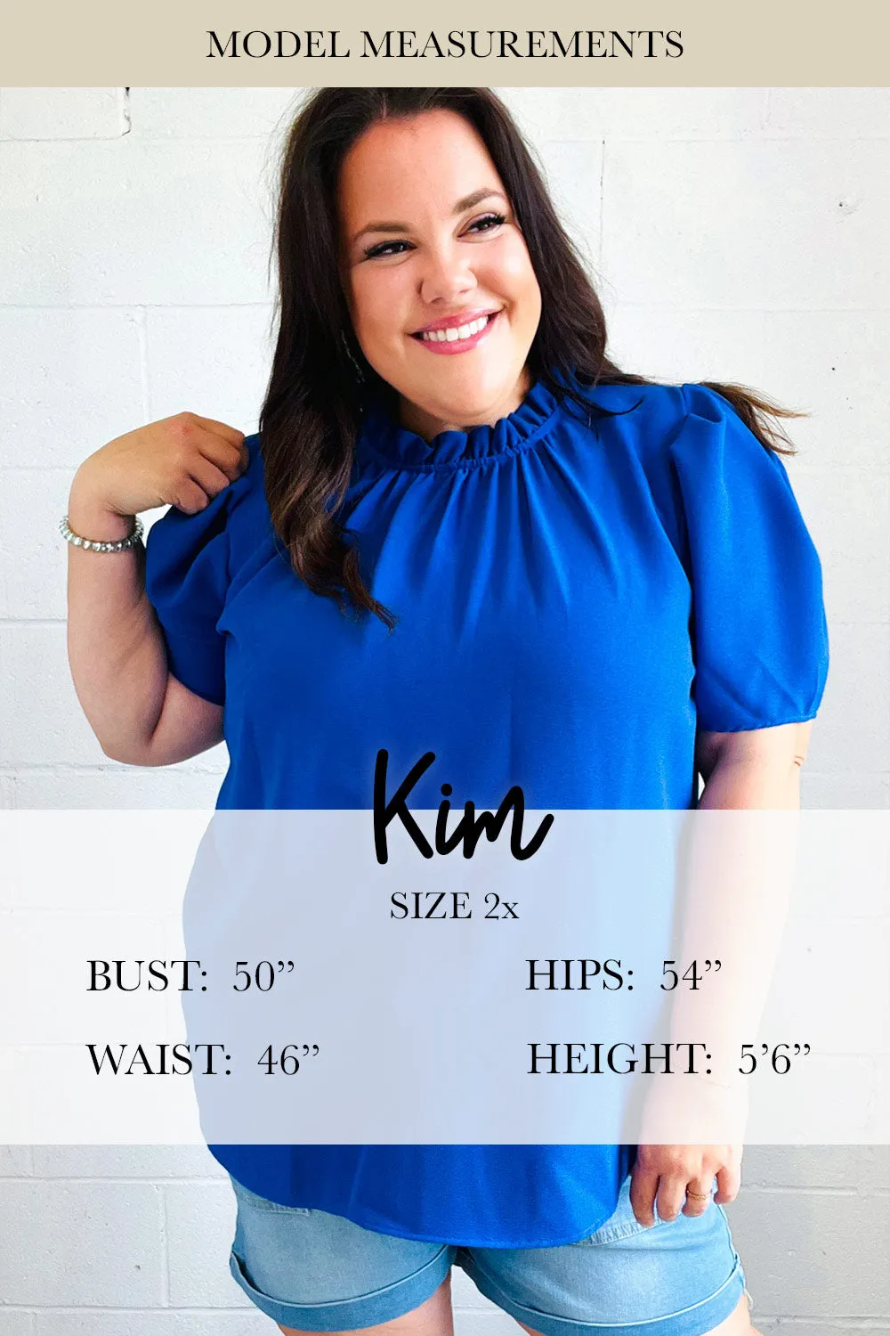Falling In Love Rust Hi-Lo Ruffle Sleeve Woven Top (Open Pack)
