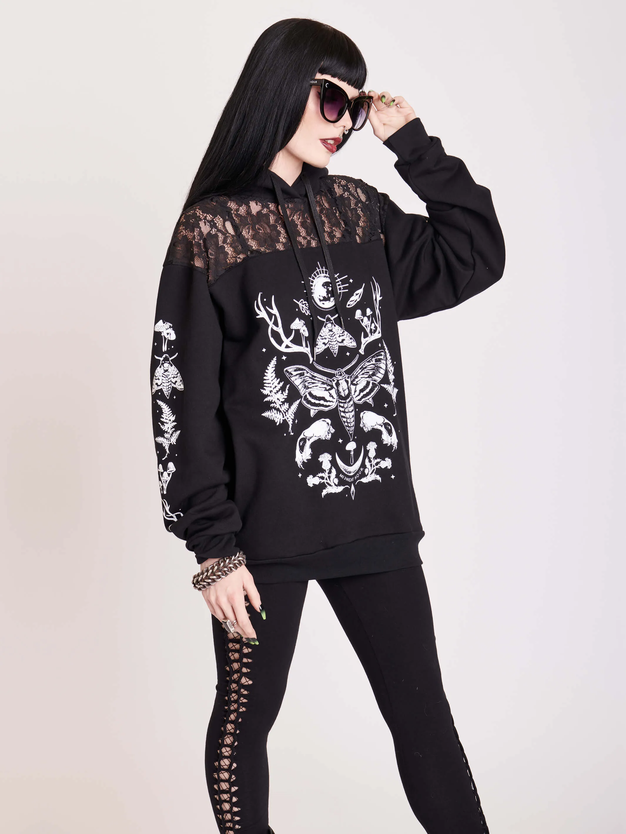Forest Witch Lace Hoodie