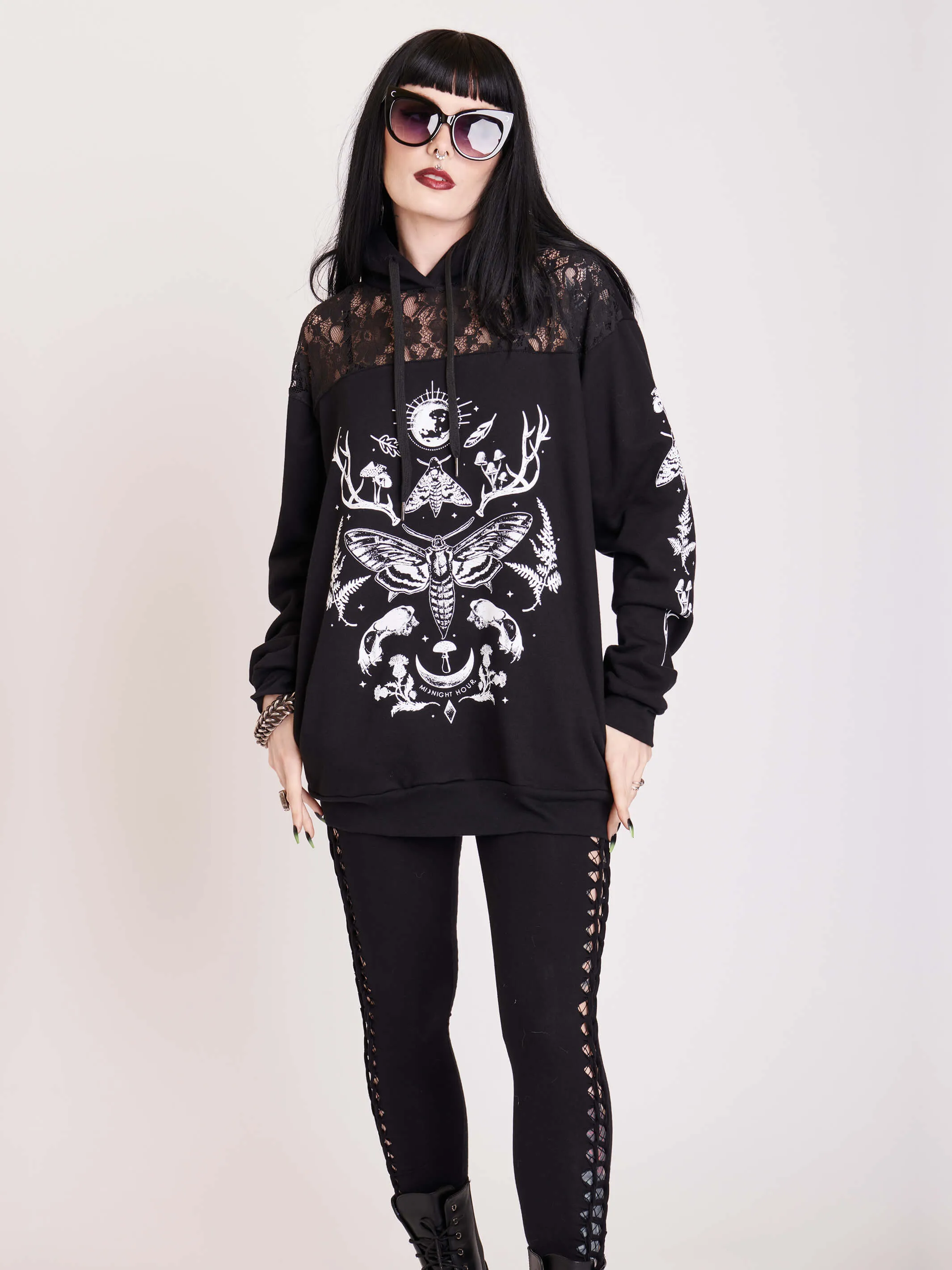 Forest Witch Lace Hoodie