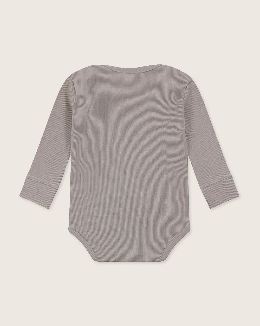 Grey Rib Bodysuit