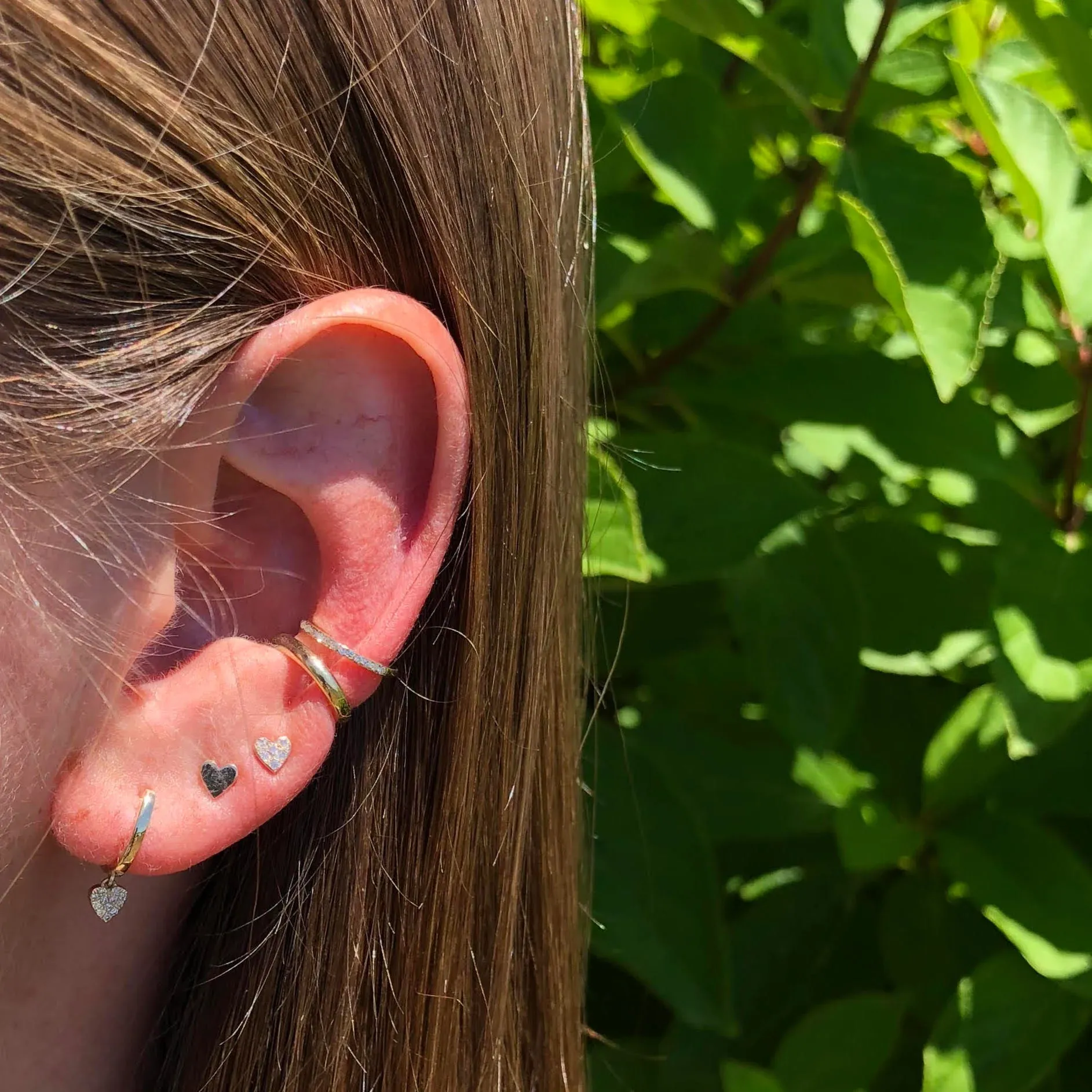 Itty Bitty Heart Studs