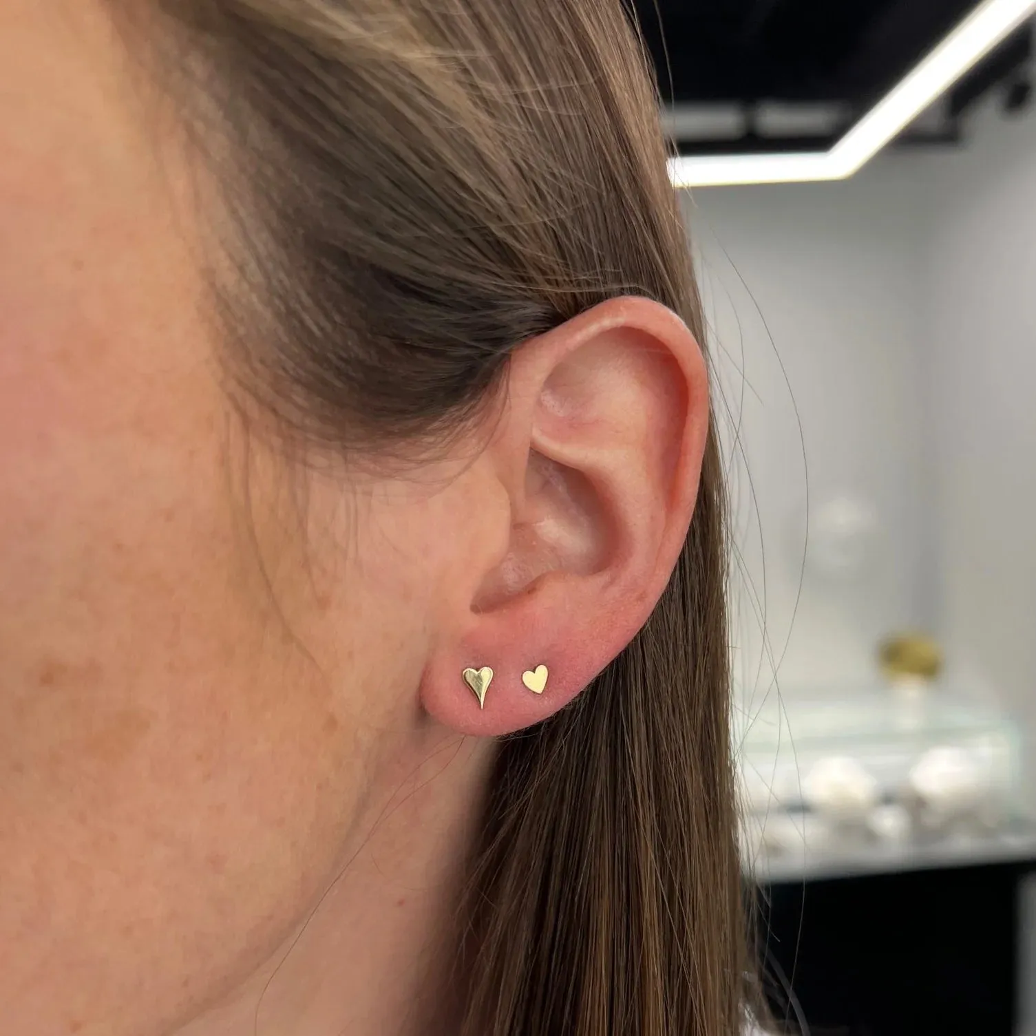 Itty Bitty Heart Studs