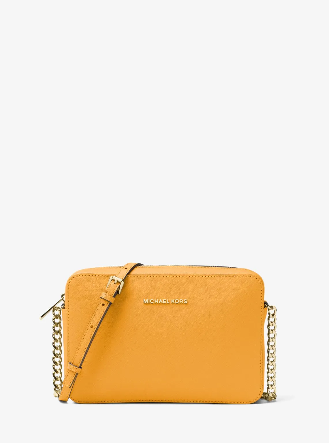 Jet Set Large Saffiano Leather Crossbody Bag