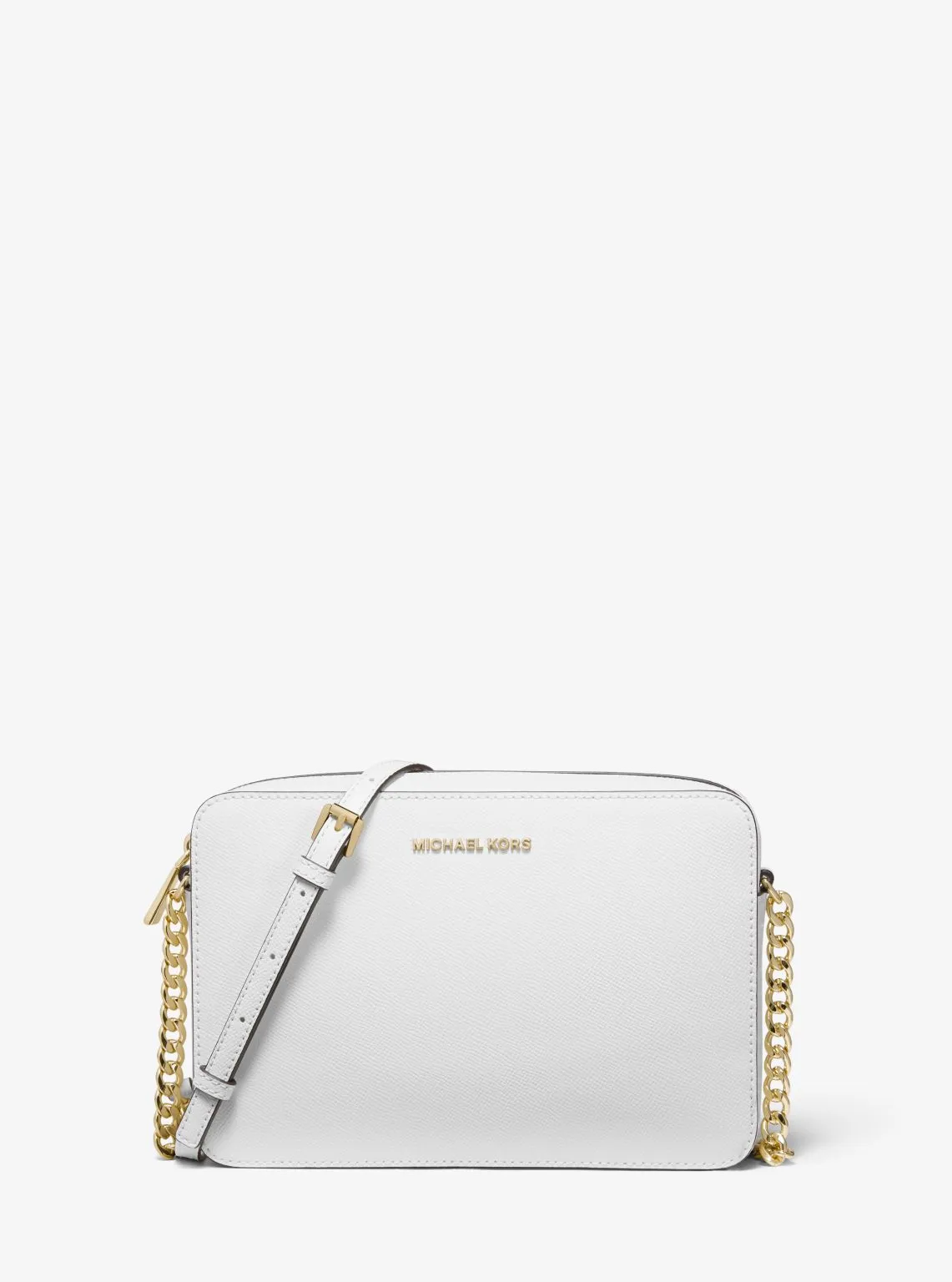 Jet Set Large Saffiano Leather Crossbody Bag