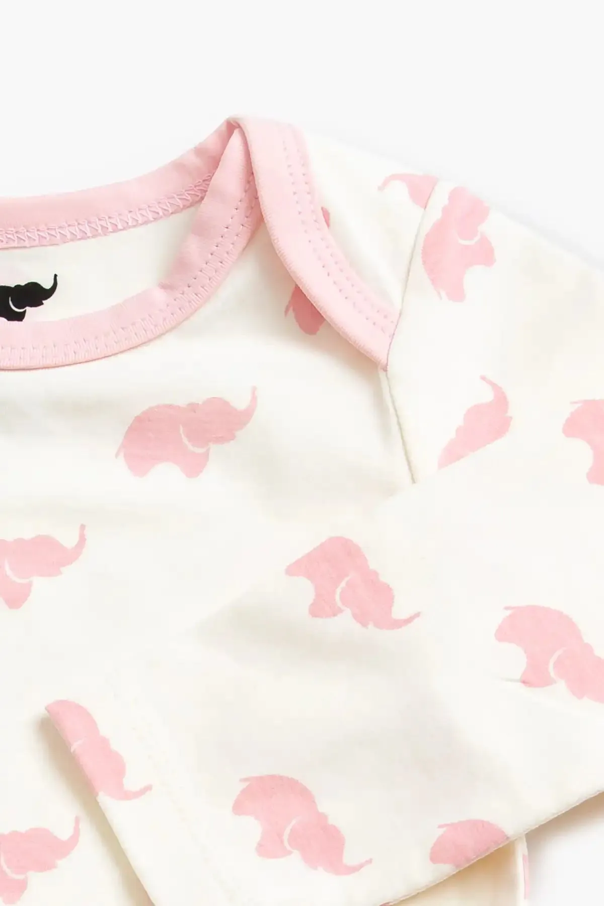 Long Sleeve Jack   Jill Bodysuit_Pink Elephant
