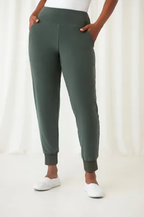 Motion Trim Cuff Jogger | Melange Olive