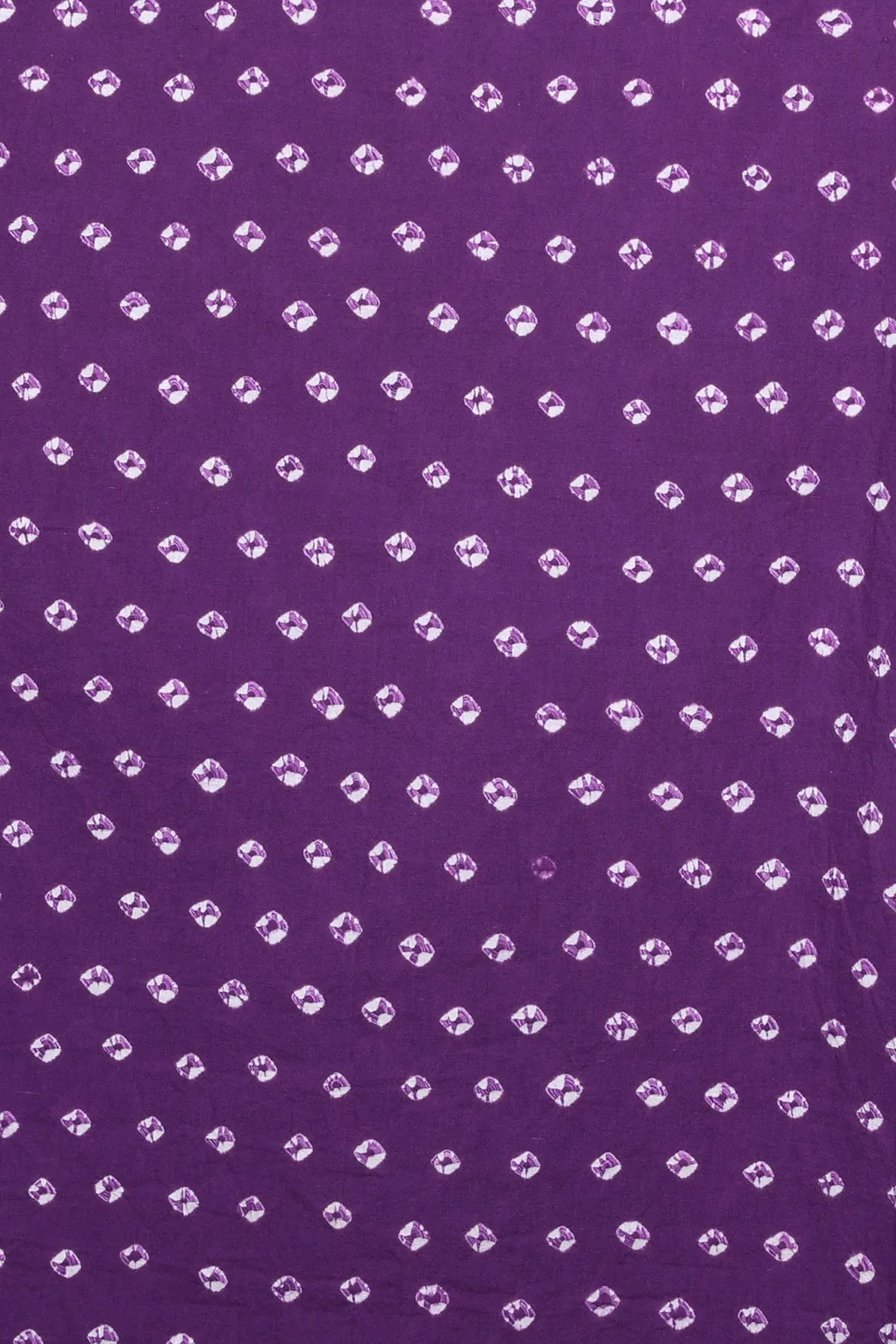 Passe-Partout Purple Polka Dot Hand Tie Dyed Maxi Kaftan Dress