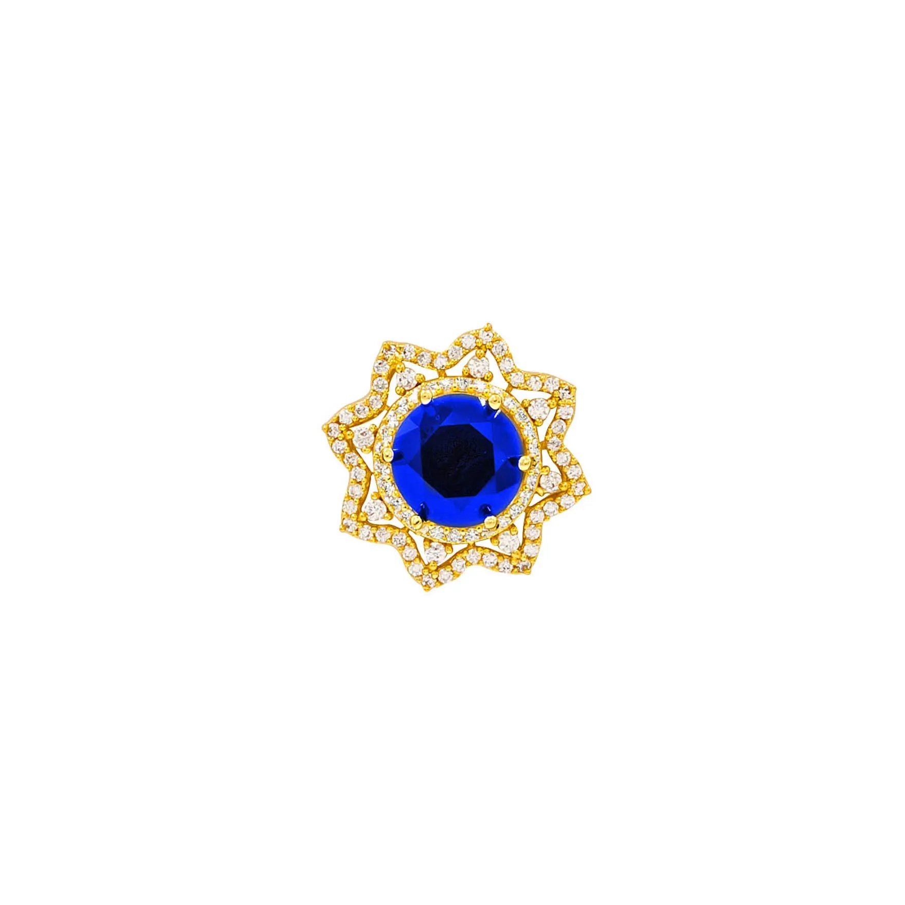 PREMIUM GOLD PENDANT AND PREMIUM STUD PMSLT2WBL-003, PMSST3WBL-052
