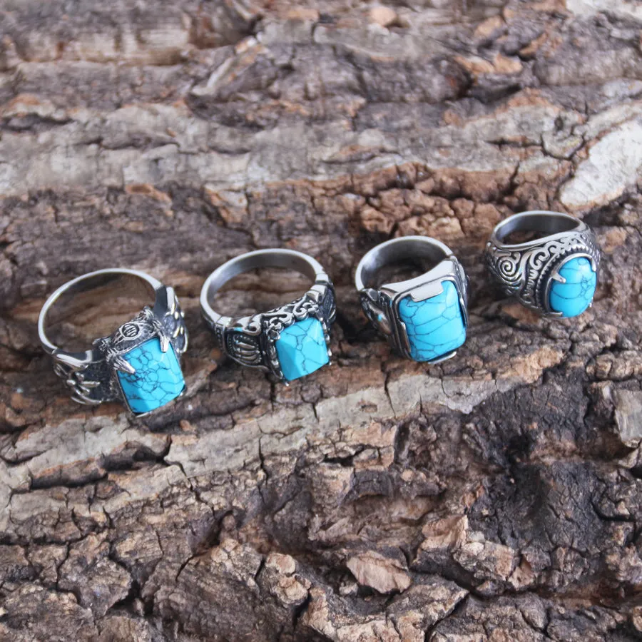"Blue Stone" - Skull - R104