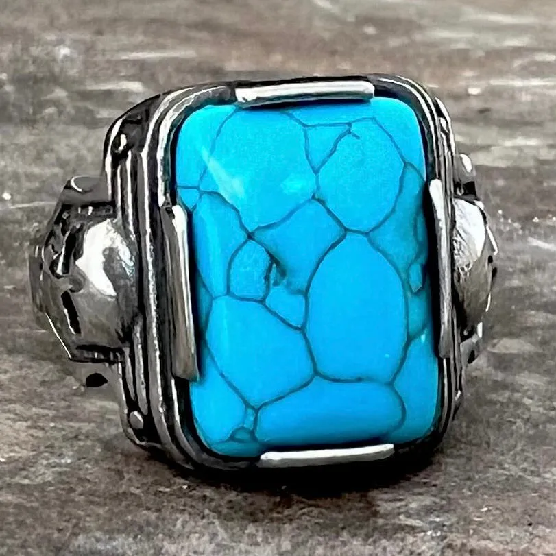 "Blue Stone" - Skull - R104