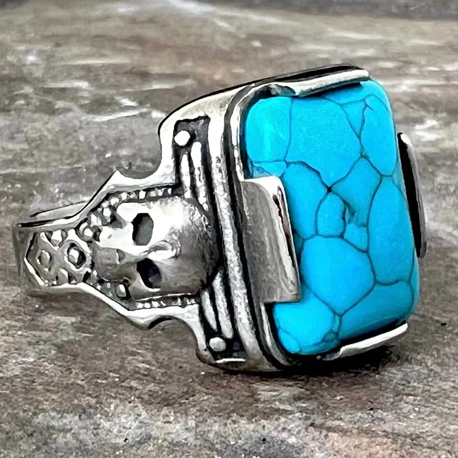 "Blue Stone" - Skull - R104
