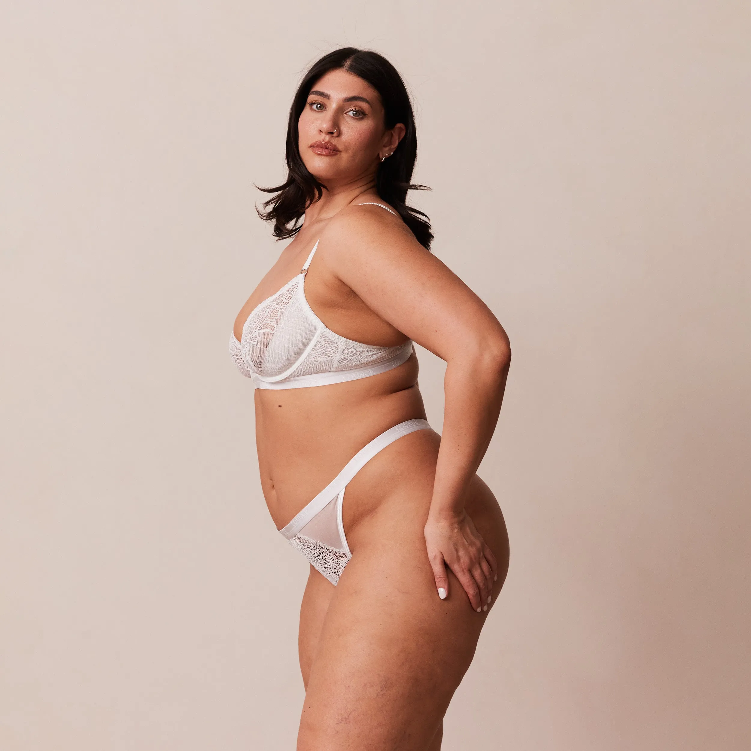 Royal Balcony Bra  - White