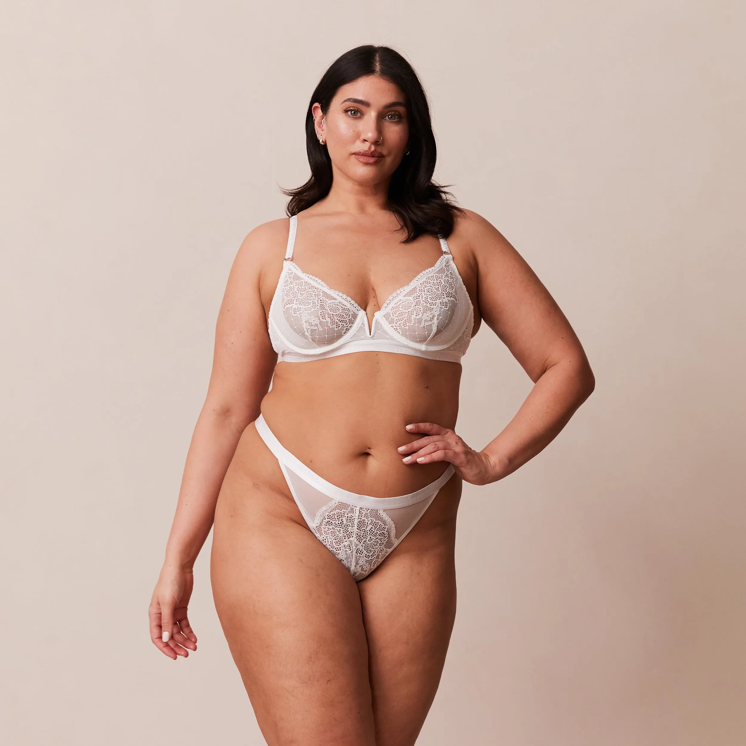 Royal Balcony Bra  - White
