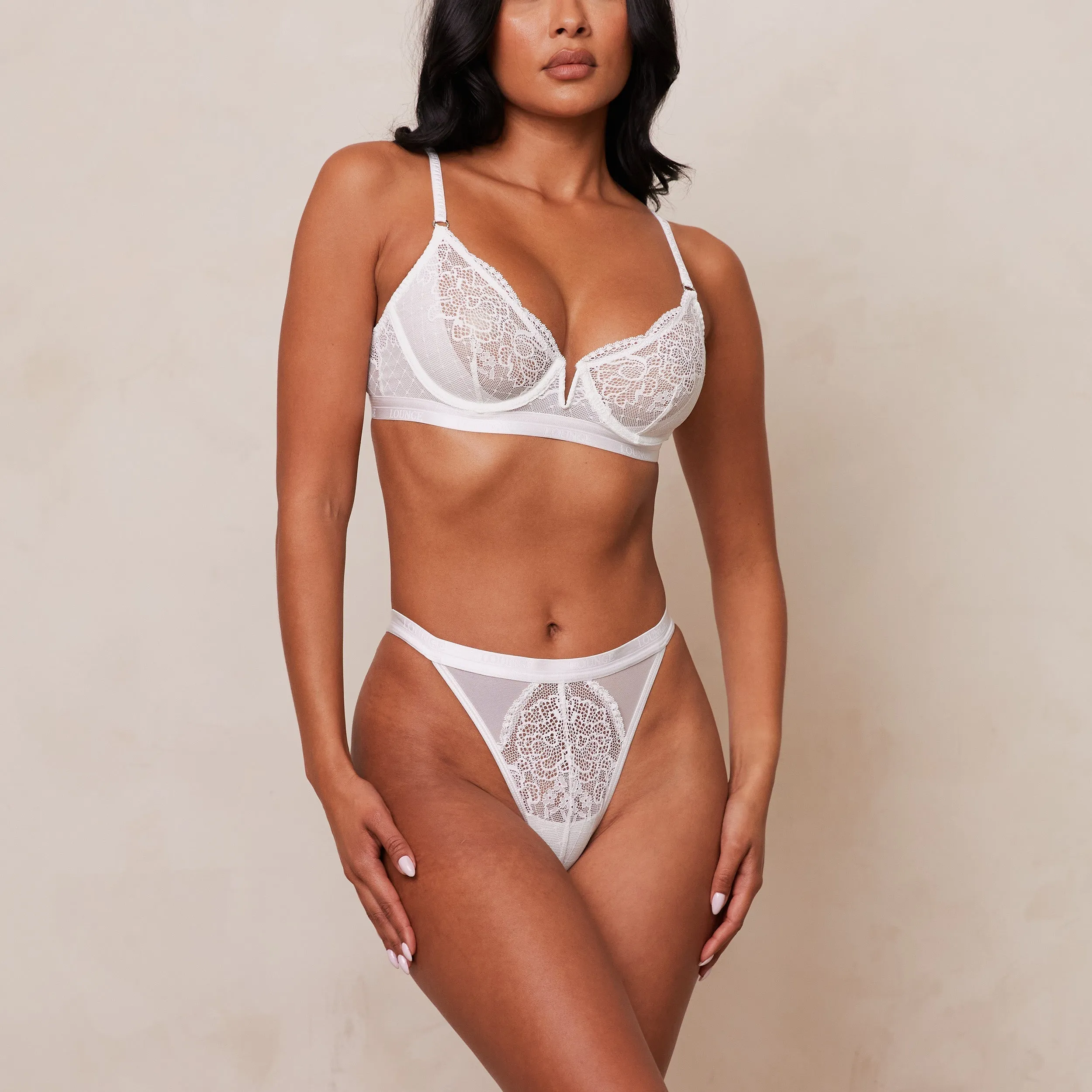 Royal Balcony Bra  - White
