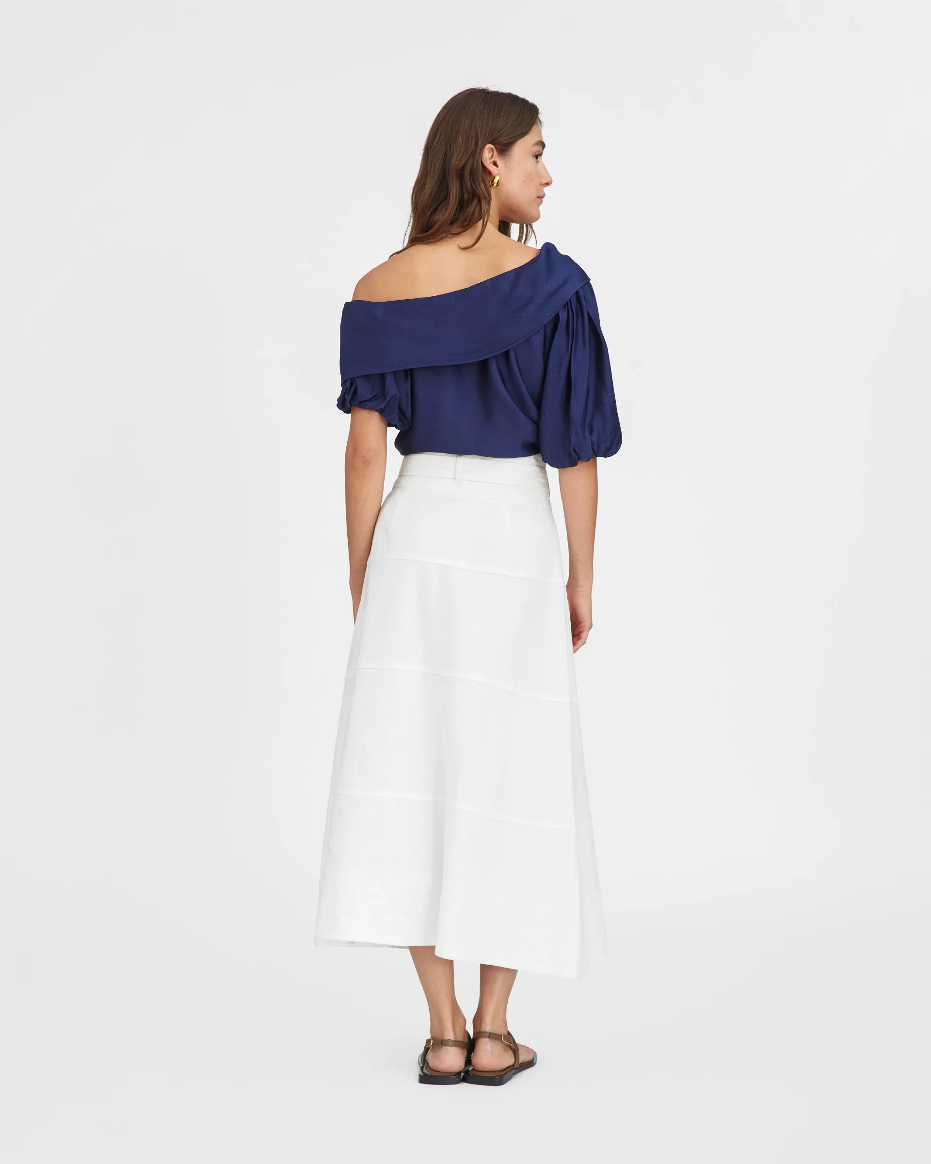 Satin Georgia Top