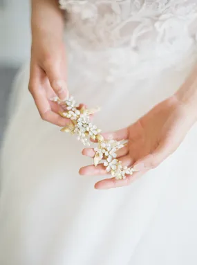 SIANA | Floral Bridal Headpiece