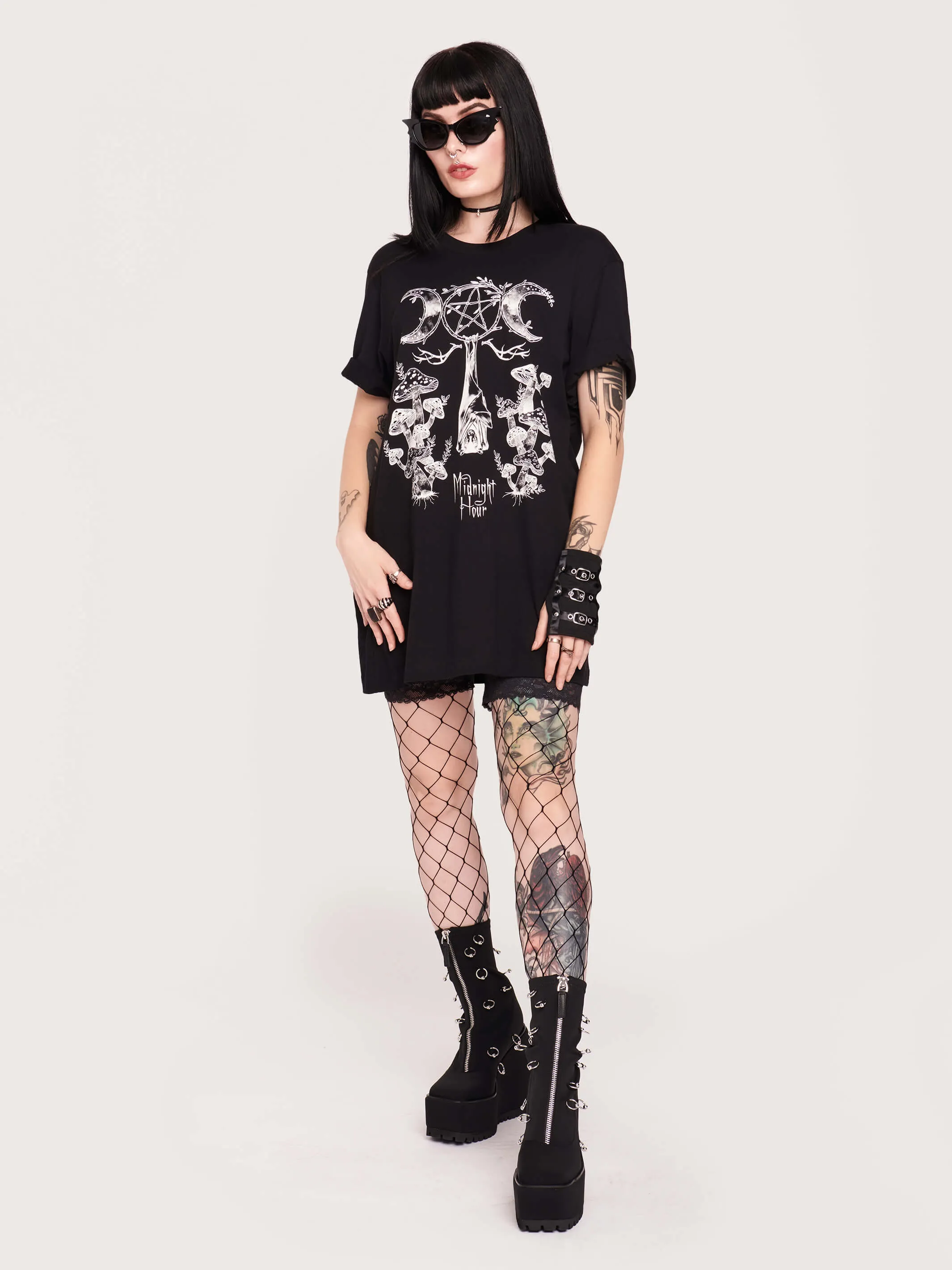 Sleeping Bat Mushroom T-shirt