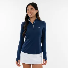 Solid Performance Q-Zip | Solid - Admiral Navy - The Spring Azalea