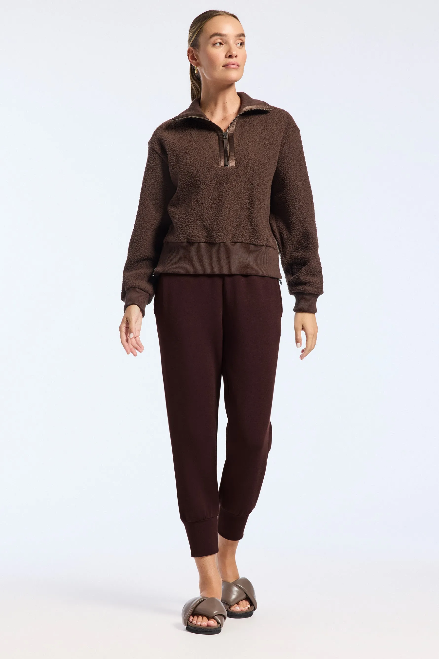 The Slim Cuff Pant 25 - Coffee Bean