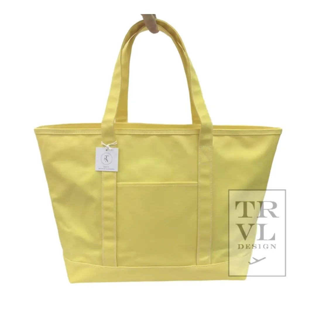 TRVL Coated Canvas Maxi Tote